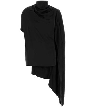 Magda Butrym Aw25 Blouse 04 - Zwart