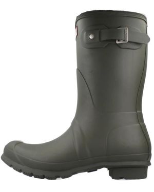HUNTER Botas De Lluvia De Goma Azul Marino, Mujer, Talla - Gris