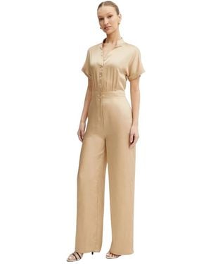 Liu Jo Satin Jumpsuit - Natur