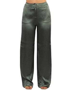 Nenette Wide Trousers - Green
