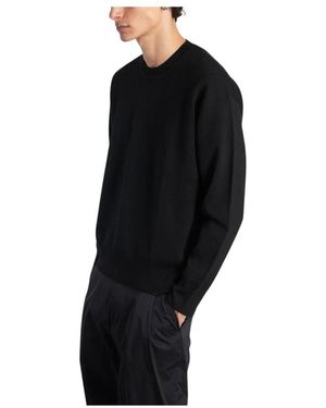 Low Brand Strickpullover Mit Rundhalsausschnitt - Schwarz