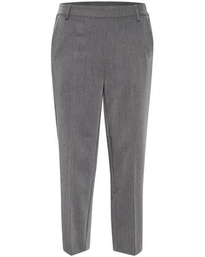 Kaffe Broeken ,Grijs ,Leer Broek