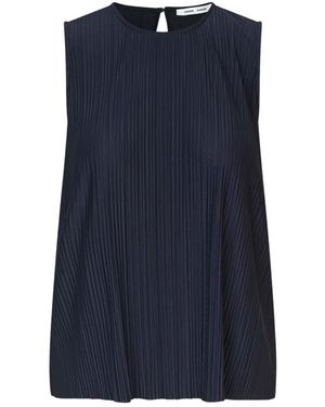 Samsøe & Samsøe Tops ,Blauw ,Stijlvolle Top Voor Vrouwen