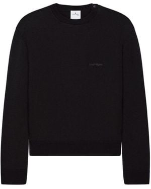 Courreges Round-Neck Knitwear - Noir