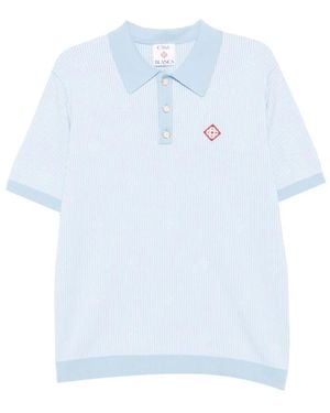 CASABLANCA Polo Shirts - Blue