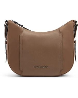Piquadro Schultertasche Für Ipad Mini - Braun
