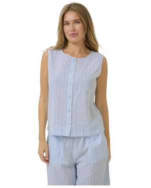 Kaffe Shirts - Bleu