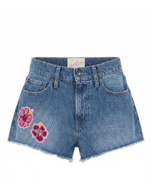 MC2 Saint Barth Denim Shorts - Blue