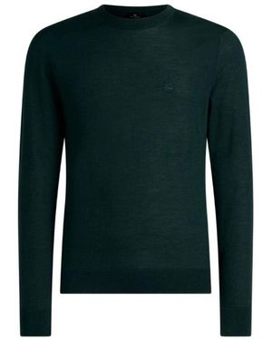 Etro Round-Neck Knitwear - Green