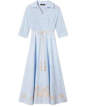 Twinset Midi Dresses - Blue