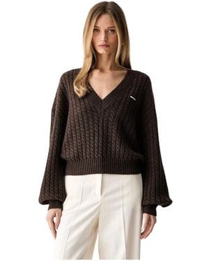 ROTATE BIRGER CHRISTENSEN V-Neck Knitwear - Noir