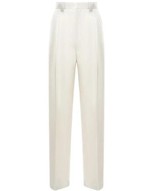 Phoebe Philo Straight Trousers - White