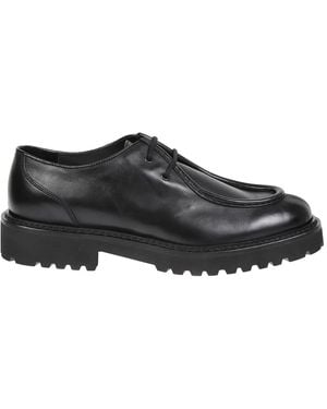 Doucal's Schoenen ,Zwart ,Leer Veterschoenen Derby