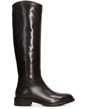Julie Dee High Boots - Black