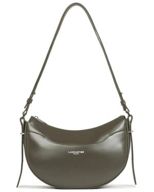 Lancaster Tassen ,Groen ,Leer Suave Ace Half Moon Bag - Grijs