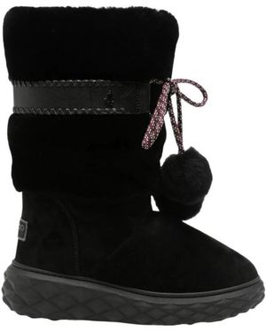 Jimmy Choo Schoenen ,Zwart ,Suède Cobi Mid Boot