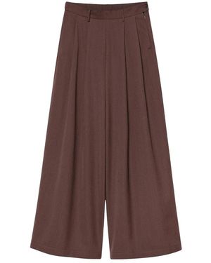 Pomandère Wide Trousers - Marrón