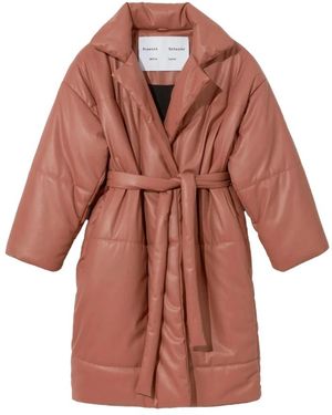 Proenza Schouler Belted Coats - Brown