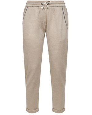 Brunello Cucinelli Joggers - Natural