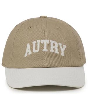 Autry Baseballkappe Mit Gesticktem Logo - Natur