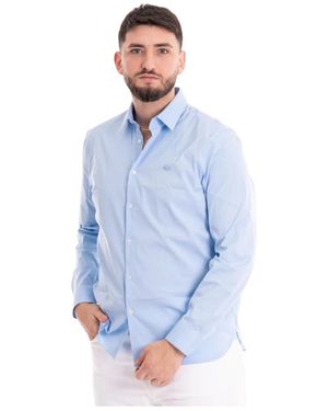 Lacoste Camicia Manica Lunga - Blauw