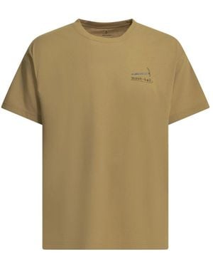 Montbell Grafik-T-Shirt Mit Eispickel-Motiv - Grün
