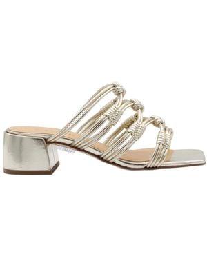 CTWLK Heeled Mules - White