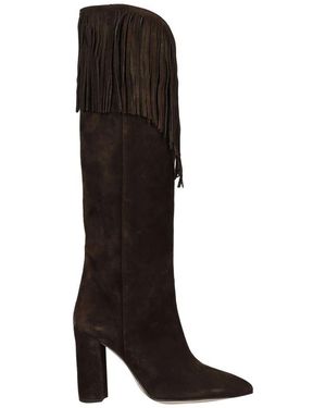 Paris Texas Dunkelbraune Schuhe - Schwarz