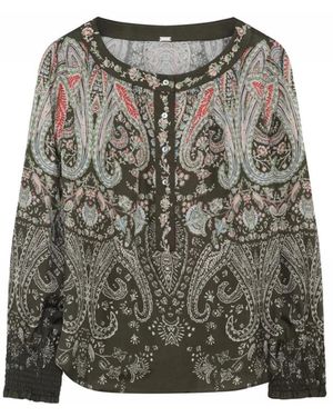 GUSTAV Overhemden ,Groen ,Blouses - Grijs