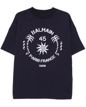 Balmain T-Shirts - Blue