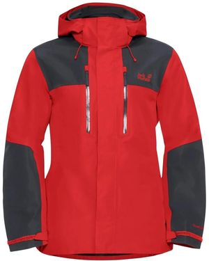 Jack Wolfskin Fitness ,Rood ,Wol Jasper 2L Jacket