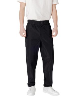Calvin Klein Slim-Fit Trousers - Nero