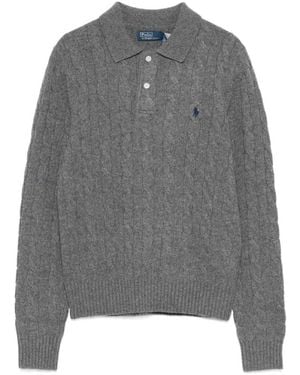 Ralph Lauren Round-Neck Knitwear - Gris