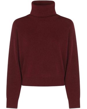Brunello Cucinelli Ribbed Turtleneck Jumper - Red