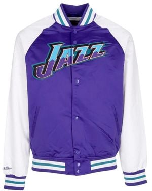 Mitchell & Ness Bomber Jackets - Purple