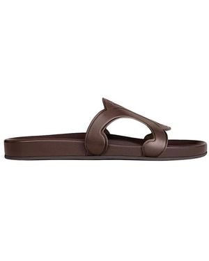 Celine Sliders - Brown
