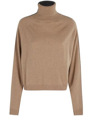 Semicouture Turtlenecks - Neutro