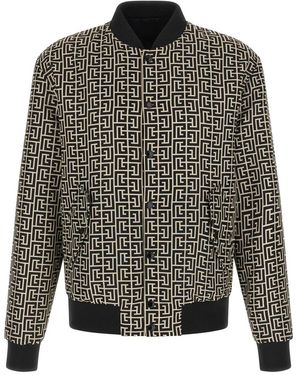 Balmain Bomber Jackets - Grey