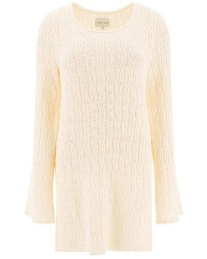 Loulou de Saison Knitted Dresses - Natural