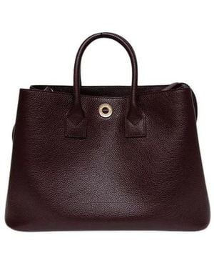Burberry New Bermondsey Medium Leren Tote Bag - Bruin