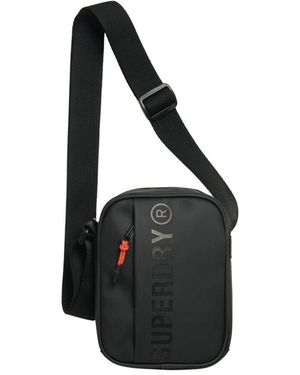 Superdry Crossbody-Kameratasche - Schwarz
