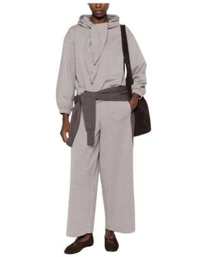 Yerse Hoodies & Sweatvesten ,Grijs ,Svetlana 45 011