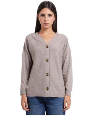 iBlues Strickjacke Aus Wolle Und Kaschmir - Grau