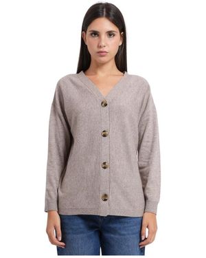 iBlues Truien & Vesten ,Wol Wol-Kasjmier Blend Vest - Grijs