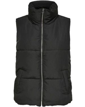 Jacqueline De Yong Vests - Black
