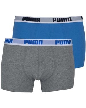 PUMA 2Er-Pack Boxershorts - Blau