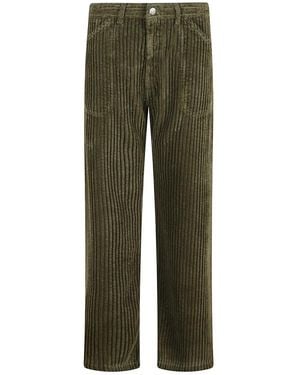 Massimo Alba Straight Trousers - Verde