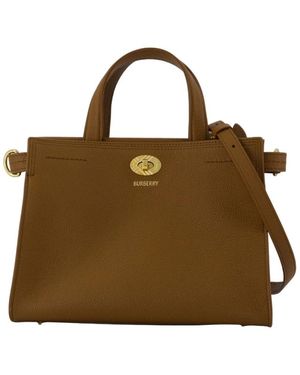 Burberry Mini Cotswolds Leren Portemonnee Bruin