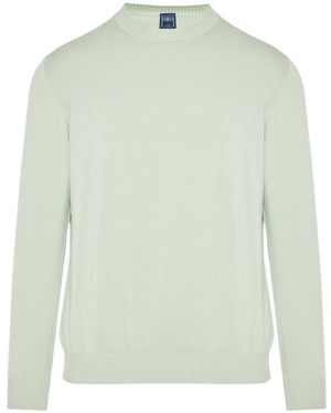 Fedeli Round-Neck Knitwear - Green