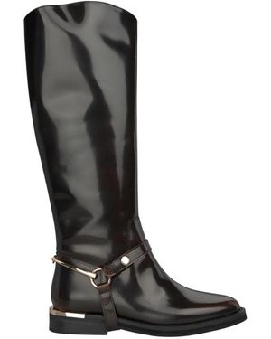 Alma En Pena. High Boots - Black